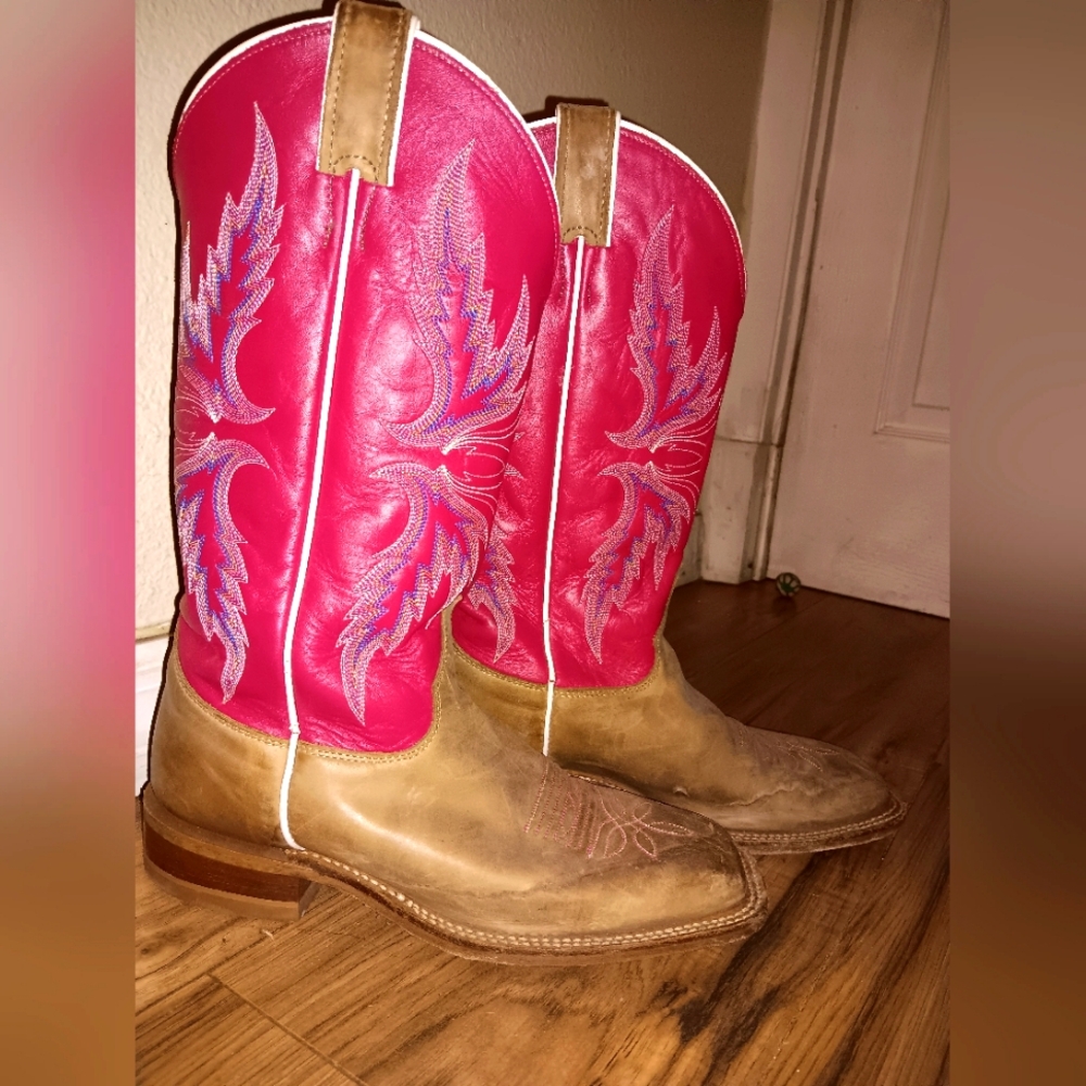 Justin Women's Square Toe Boots, Size 9 ½